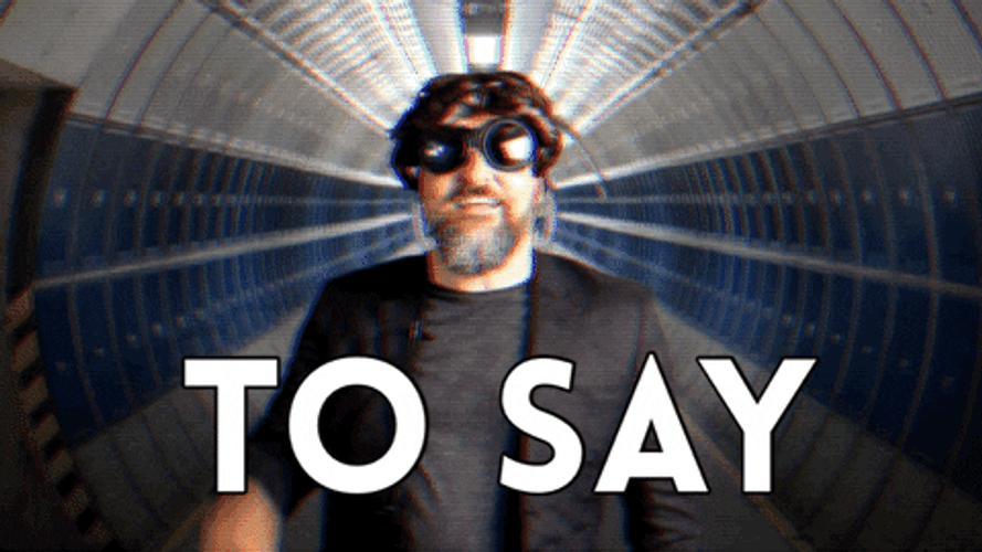 Just Say No Man In The Tunnel GIF