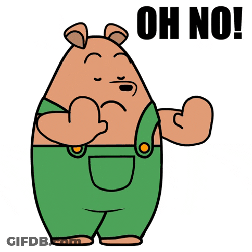 Just Say No Pants Bear GIF