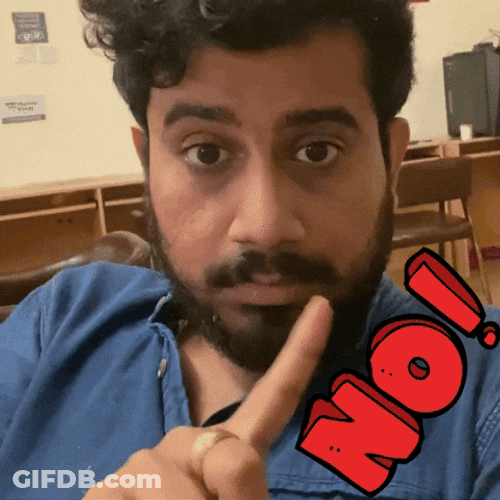 Just Say No Rahul Basak GIF