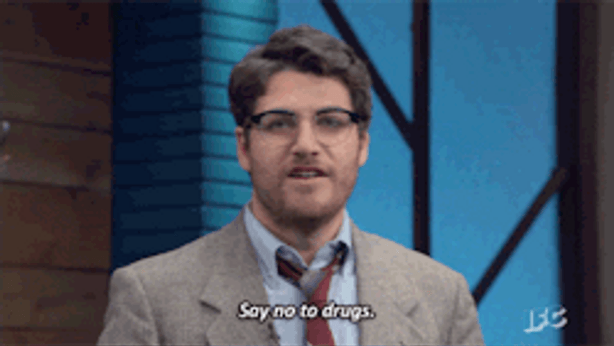 Just Say No To Drugs GIF