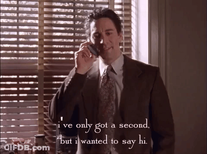 Just Saying Hi Phone Call GIF
