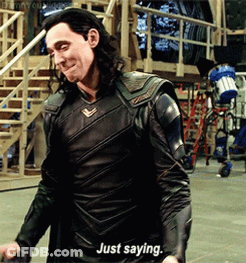 Just Saying GIF