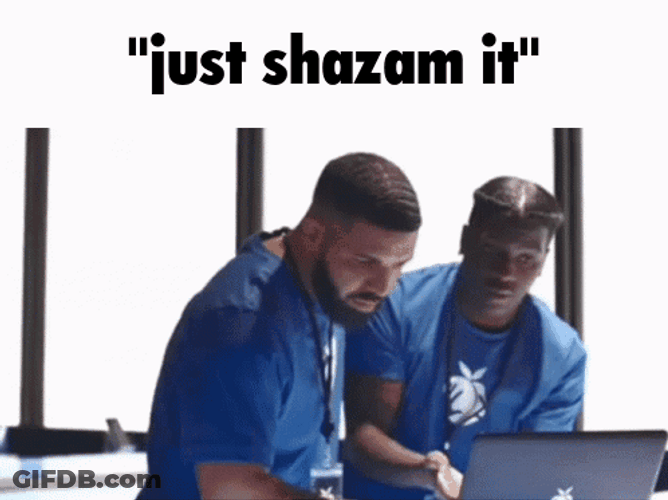 Just Shazam It GIF