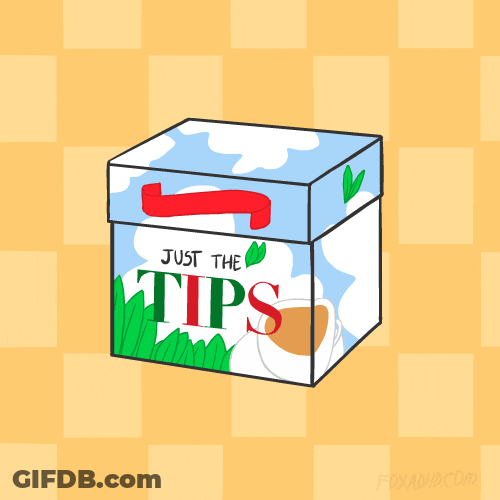 Just The Tip Cute Box GIF