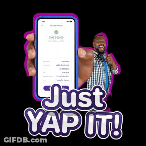 Just Yap It On Phone GIF