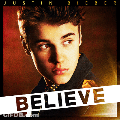 Justin Bieber Believe Album Cover GIF