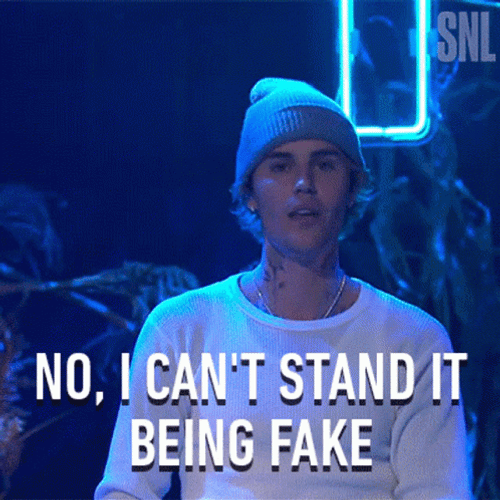 Justin Bieber I Cant Stand It Being Fake GIF