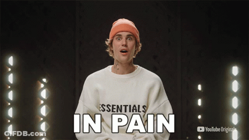Justin Bieber In Essentials Sweater And Beanie GIF
