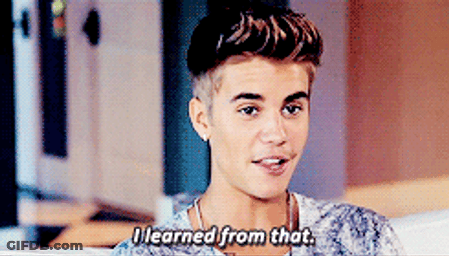 Justin Bieber On Learning From That GIF