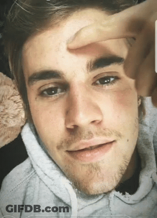 Justin Bieber Pimple Popping GIF