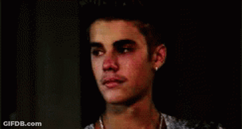 Justin Bieber Sad Boy GIF