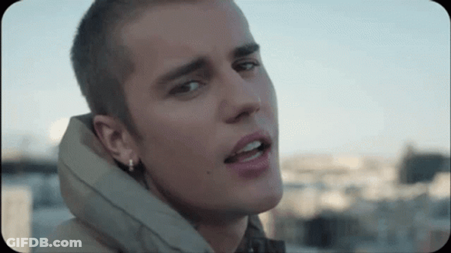 Justin Bieber Singing In The Rooftop GIF