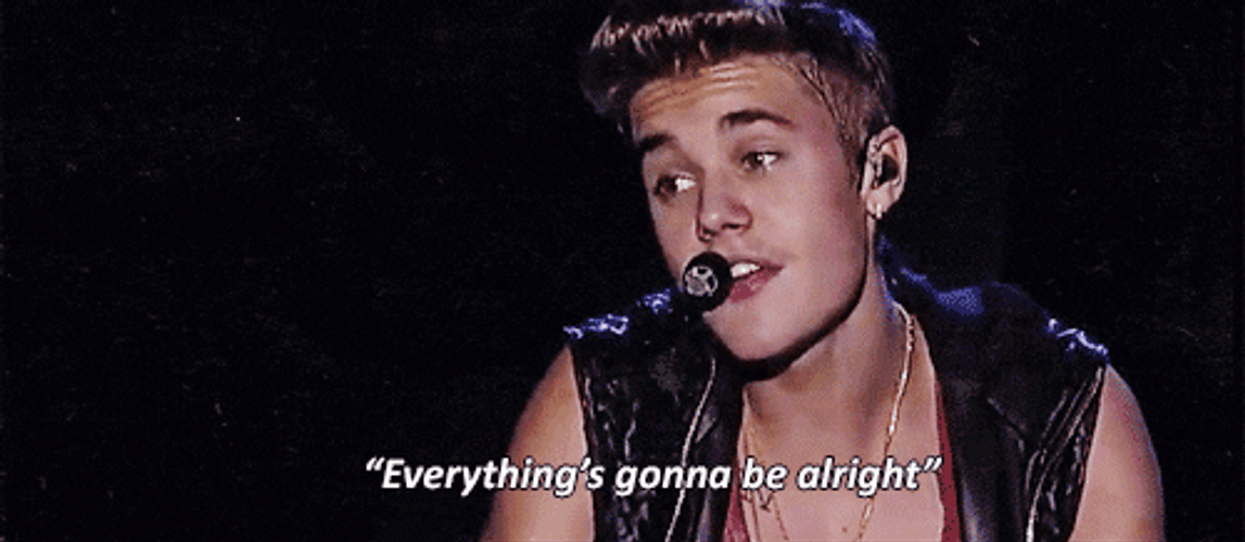 Justin Bieber Singing GIF