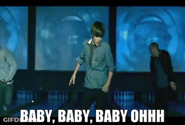 Justin Bieber Sings And Dances Baby Ohhh GIF