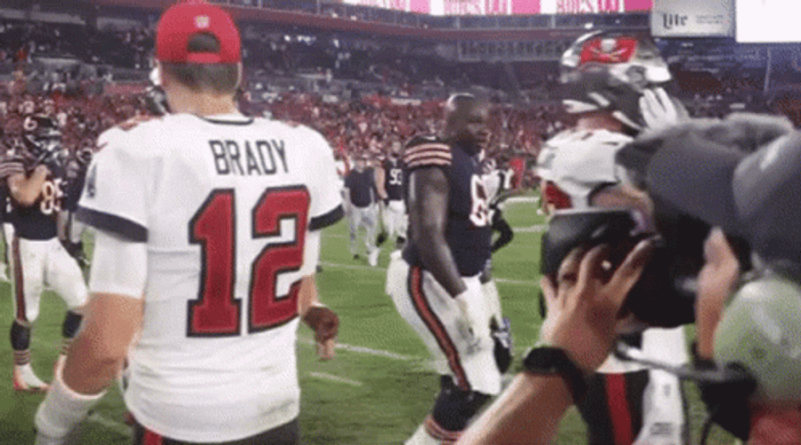 Justin Fields And Tom Brady GIF