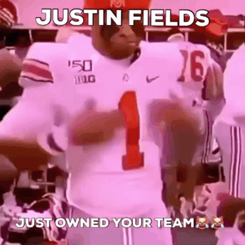 Justin Fields Just Owned Your Team GIF