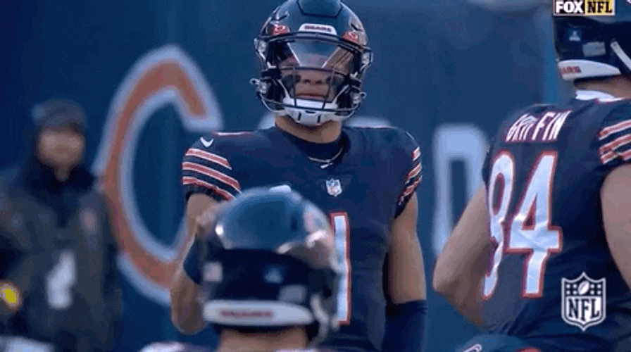 Justin Fields Slow Motion Throw Gesture GIF