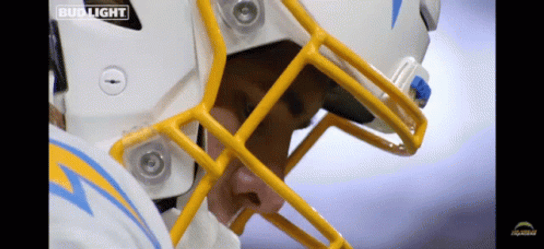 Justin Herbert Chargers Look Up GIF