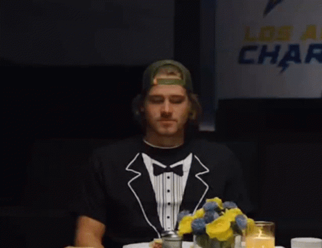 Justin Herbert Chargers Smile GIF