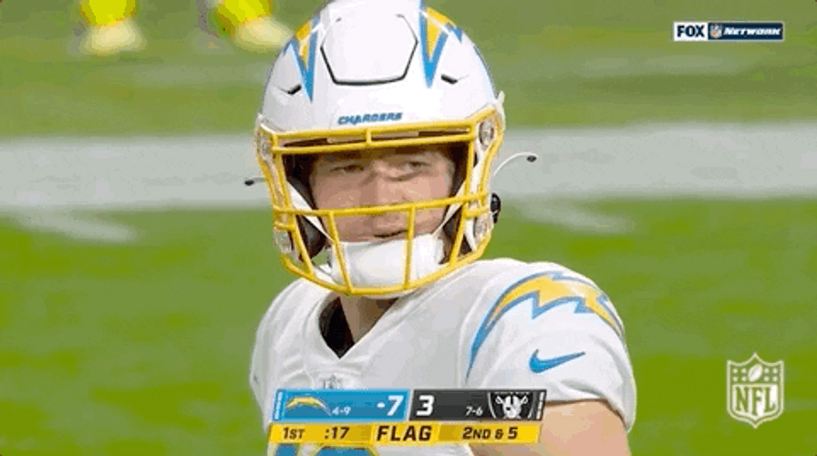 Justin Herbert Chargers Walk Away GIF