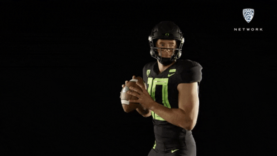 Justin Herbert Oregon Throw GIF