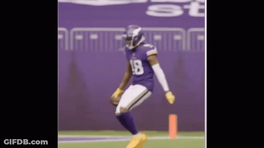 Justin Jefferson Griddy GIF
