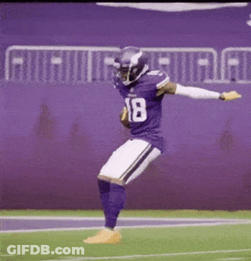 Justin Jefferson Griddy GIF