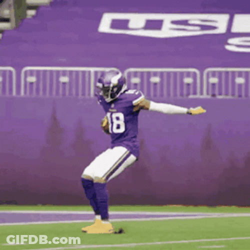 Justin Jefferson Griddy GIF