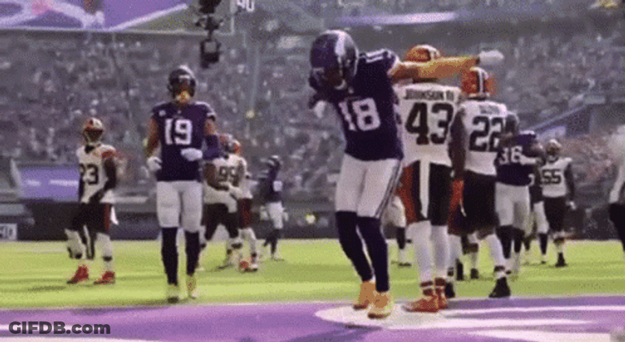 Justin Jefferson Griddy GIF