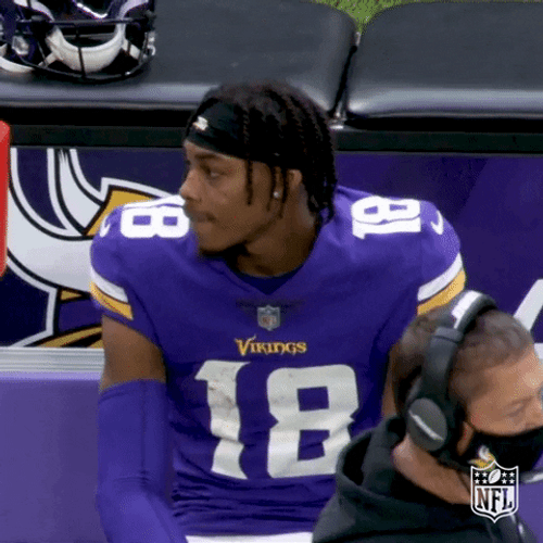 Justin Jefferson Vikings Agree GIF