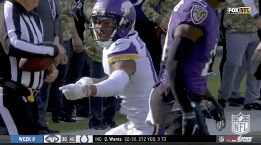Justin Jefferson Vikings Shoot GIF
