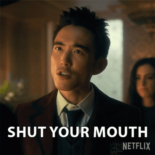 Justin Min Shut Your Mouth GIF