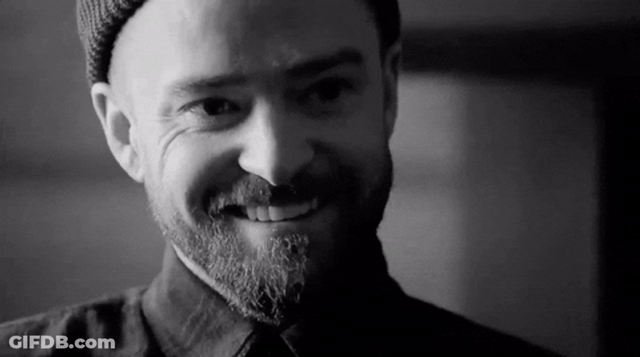 Justin Timberlake Black And White GIF