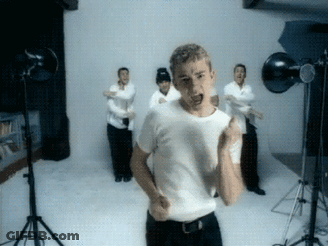 Justin Timberlake Dancing In Studio GIF