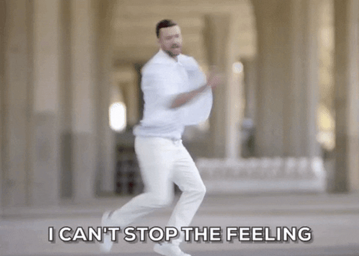 Justin Timberlake I Can't Stop The Feeling GIF