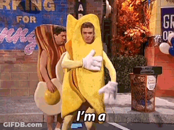 Justin Timberlake In Egg Wrap GIF