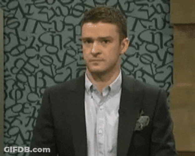 Justin Timberlake Is Speechless GIF