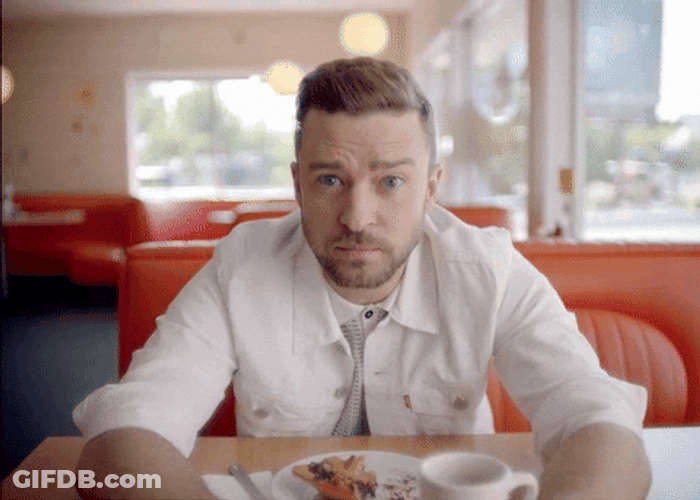 Justin Timberlake On A Restaurant GIF