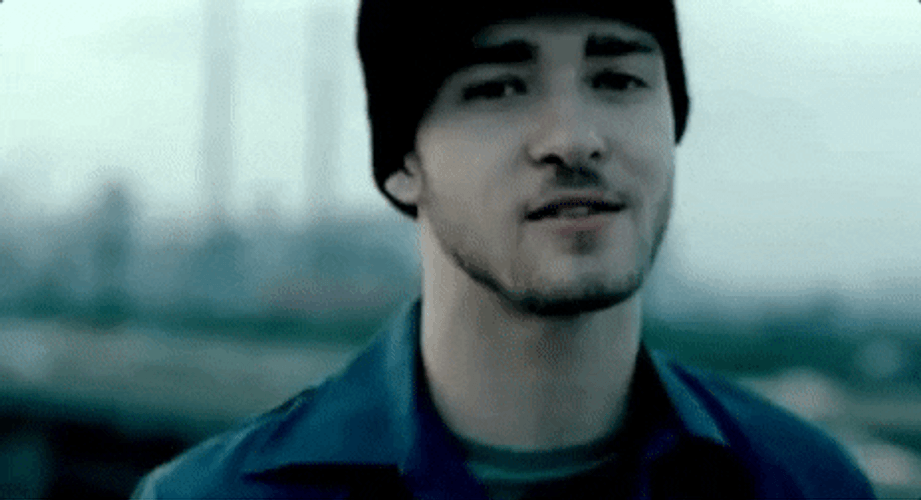 Justin Timberlake Showing Two Finger GIF