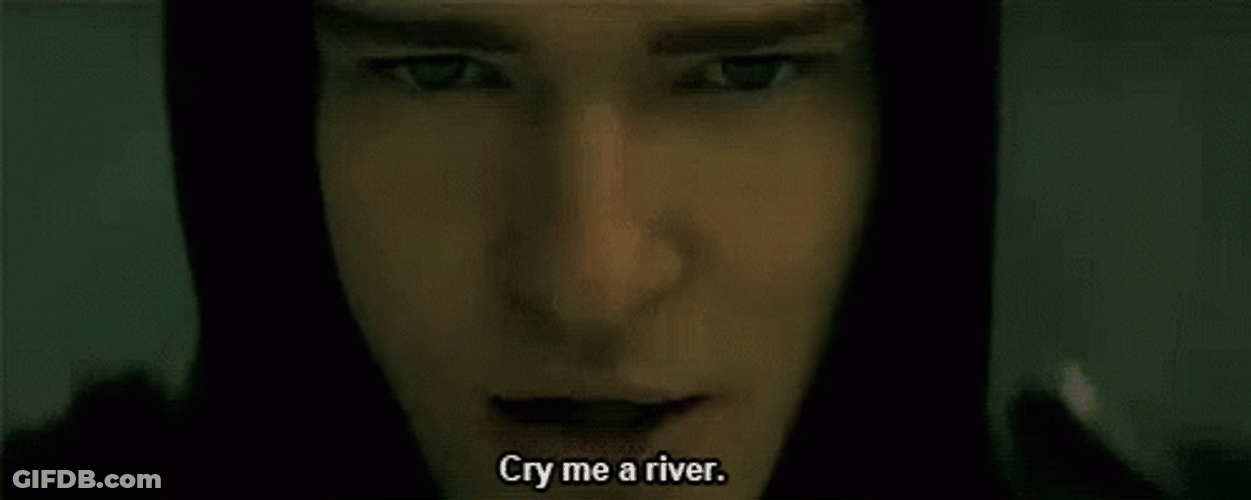 Justin Timberlake Singing Cry Me A River GIF