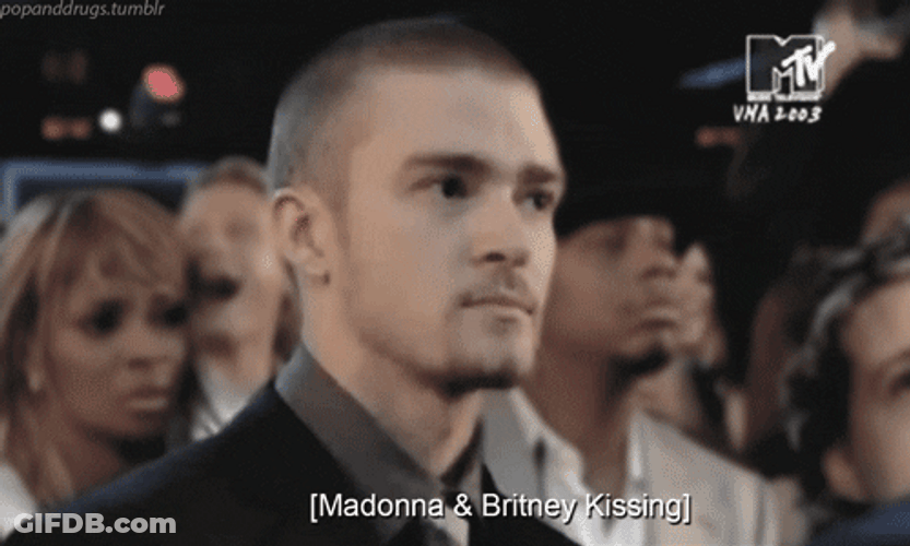 Justin Timberlake Staring Blanky GIF