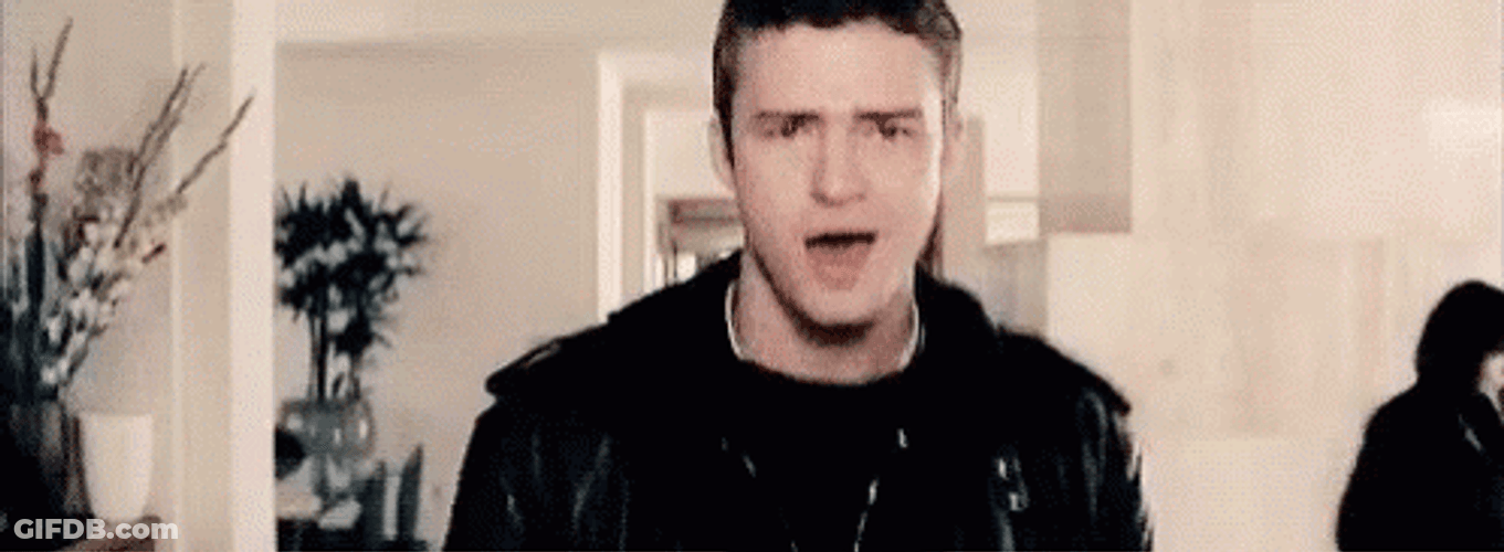 Justin Timberlake Walking Cry Me A River GIF