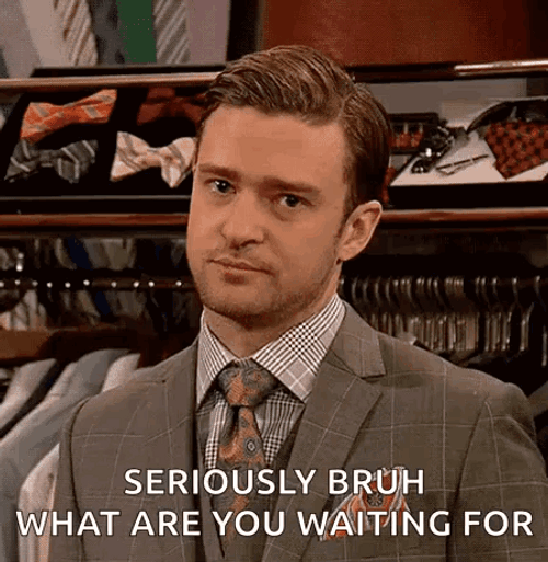 Justin Timberlake What Are You Waiting For GIF