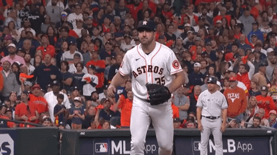 Justin Verlander Fired Up Newfound Energy GIF