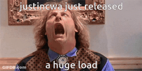 Justincwa Just Released Huge Load Man With Mouth Open GIF