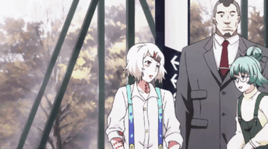 Juuzou Suzuya Avoiding Eto GIF