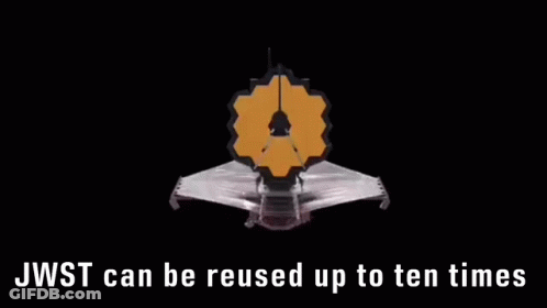 Jwst Can Be Reused Up To Ten Times According To A Video . GIF