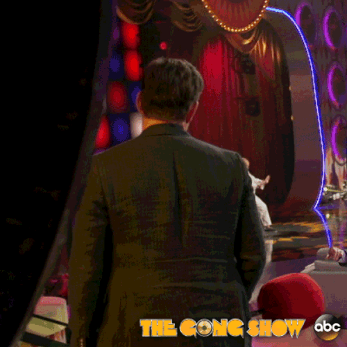 K Bye Man Hit Screen That Look Like Gong GIF