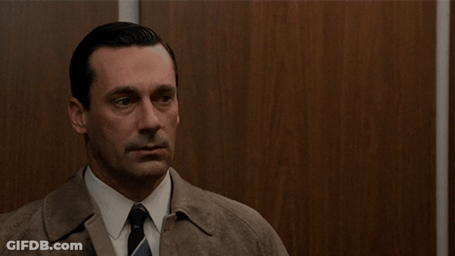K Elevator Mad Men Meme GIF