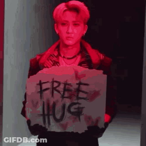 K-Pop Free Hug GIF